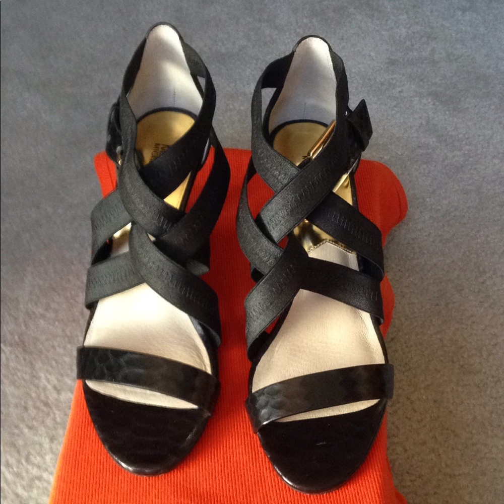 Host Pick! MICHAEL heels in black. Size 8.5. Used once